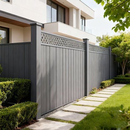 Residential Backyard Wood, Composite Privacy Garden Fencing
