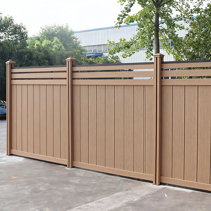 Residential Backyard Wood, Composite Privacy Garden Fencing